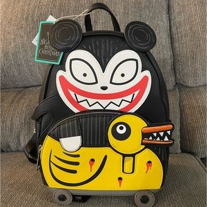 Disney Nightmare Before Christmas Scary Teddy and Undead Duck Mini Backpack